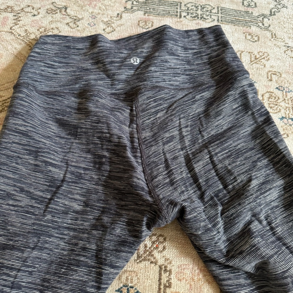 Lululemon Women’s Wunder Under HR Tight Heathered Gray Leggings | Size 8 - Picture 4 of 7
